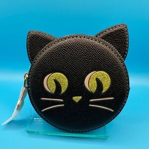 Coach Cat Leather Coin Purse Halloween LTD NWT